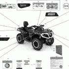 011 - Outlander MAX 850 EFI - International 09- decals - xtp