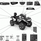 008 - Outlander MAX 850 EFI - North America 09- decals - north edition