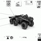 002 - Outlander T 6X6 - 650 EFI - T Regulation Наклейки