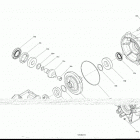 004 - Outlander MAX 450 EFI - North America 08- rear drive - differential parts