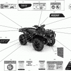 005 - Outlander 1000R EFI - XT - International 09- decals - xt