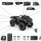 006 - Outlander 1000R EFI - XMR - North America 09- decals - xmr