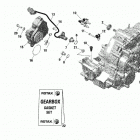 008 - Outlander MAX 850 EFI - North America 05- gear box and components 420686217 - except nor...