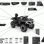 009 - Outlander MAX 1000R EFI - North America 09- decals - xtp