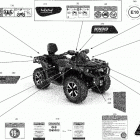 013 - Outlander MAX 1000R EFI - XTP_LTD - International - Non-European Communities 09- decals - ltd