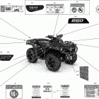 003 - Outlander 650 EFI - XT - International 09- decals - xt