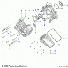 SPORTSMAN 450 HO EPS (A21SEE50A1/A5/CA1/CA5) Engine, crankcase - a21see50a1  /  a5  /  ca1  /  ...