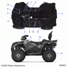 SPORTSMAN 570 TOURING EPS TRACTOR (A21SDS57C4) Body, decals - a21sds57c4 (900203)