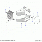 OUTLAW 70 (A21HBB07A3/A7/B3/B7) Engine, fan cover and shroud - a21hbb07a3  /  a7  ...