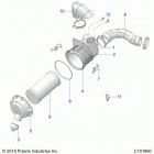 ACE 150 EFI MD WHITE Engine, air intake system - a20hab15n2 (c101860)