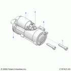 SPORTSMAN 850 HIGH LIFTER (A21SXN85A4) Engine, starting system - a21sxn85a4 (c101431-29)