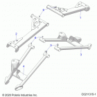 SCRAMBLER 850 48 Suspension, rear control arms - a20sva85a3 (c02113...