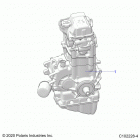 SPORTSMAN 450 HO EPS (A21SEE50A1/A5/CA1/CA5) Engine, long block - a21see50a1  /  a5  /  ca1  / ...
