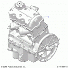 SCRAMBLER XP 1000 55 Engine, long block - a20sge95ak (c101431-10)