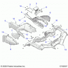 SPORTSMAN 850 EPS 48 Body, front cab - a21sxe85a9  /  af  /  ap  /  ca9...