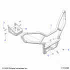 SPORTSMAN 570 EPS (A21SEE57A1/A3/A5/A7/A9/B1/B3/B5/B7/B9) Body, front bumper, trail - a21see57a1  /  a3  /  ...