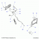 SCRAMBLER XP 1000 55 Electrical, horn and license plate bracket- a21sge...