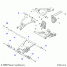 SPORTSMAN 570 TOURING (A21SDA57A5) Suspension, rear control arm, mounting - a21sda57a...