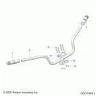 SPORTSMAN 450 HO EPS (A21SEE50A1/A5/CA1/CA5) Steering, handlebar - a21see50a1  /  a5  /  ca1  /...