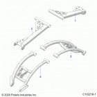 SPORTSMAN 850 HIGH LIFTER Suspension, rear control arms - a20sxn85a8  /  ca8...