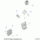 SPORTSMAN XP 1000 55 Electrical, switches, ecu and control modules - a2...