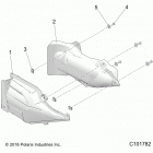 SPORTSMAN Body, exhaust cover shield - a21sle95fg  /  s95cg ...