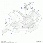 SPORTSMAN 450 HO EPS (A21SEE50A1/A5/CA1/CA5) Body, front cab - a21see50a1  /  a5  /  ca1  /  ca...