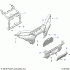 SPORTSMAN 850 EPS 48 Body, front bumper and mounting - a21sxe85a9  /  a...
