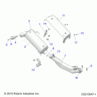 SPORTSMAN 850 EPS 48 Engine, exhaust - a21sxe85a9  /  af  /  ap  /  ca9...