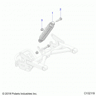 OUTLAW 70 (A21HBB07A3/A7/B3/B7) Suspension, rear shock - a21hbb07a3  /  a7  /  b3 ...