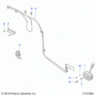 ACE 150 EFI MD WHITE Drive train, shift lever - a20hab15n2 (c101859)