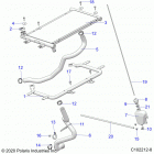 SPORTSMAN 850 HIGH LIFTER Engine, cooling system, radiator - a20sxn85a8  /  ...