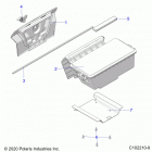 SPORTSMAN 850 HIGH LIFTER Body, storage, rear - a20sxn85a8  /  ca8 (c102210-...