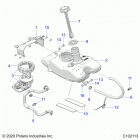 OUTLAW 70 (A21HBB07A3/A7/B3/B7) Fuel system, fuel tank asm. - a21hbb07a3  /  a7  /...