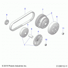 OUTLAW 70 (A21HBB07A3/A7/B3/B7) Drive train, clutches - a21hbb07a3  /  a7  /  b3  ...