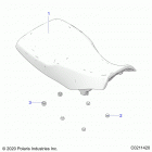 SPORTSMAN 450 HO EPS (A21SEE50A1/A5/CA1/CA5) Body, seat - a21see50a1  /  a5  /  ca1  /  ca5 (c0...