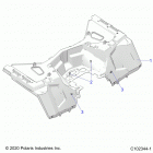 SPORTSMAN 850 EPS 48 Body, rear cab - a21sxe85a9  /  af  /  ap  /  ca9 ...