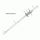 OUTLAW 110 Wheels, rear axle - a20yak11b7  /  b6  /  n7  /  n...