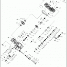 SPORTSMAN 450 HO EPS (A21SEE50A1/A5/CA1/CA5) Drive train, main gearcase - a21see50a1  /  a5  / ...