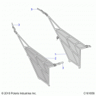 ACE 150 EFI MD WHITE Body, side nets - a20hab15n2 (c101856)