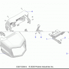 SPORTSMAN 450 HO EPS (A21SEE50A1/A5/CA1/CA5) Body, headlight pod - a21see50a1  /  a5  /  ca1  /...