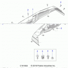 ACE 150 EFI MD WHITE Body, bumper, rear - a20hab15n2 (c101853)