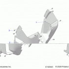 SPORTSMAN 850 EPS 48 Body, front mud guards - a21sxe85a9  /  af  /  ap ...