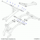 SPORTSMAN 850 HIGH LIFTER (A21SXN85A4) Suspension, rear control arm, mounting - a21sxn85a...