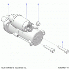 SCRAMBLER XP Engine, starting system - a20sve95kr (c101431-11)