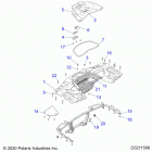 SPORTSMAN 850 48 Body, rear rack - a21sxa85a1  /  a7  /  ca1  /  ca...