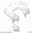SPORTSMAN 450 HO EPS (A21SEE50A1/A5/CA1/CA5) Body, rear cab - a21see50a1  /  a5  /  ca1  /  ca5...