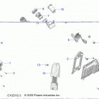 SPORTSMAN 570 EPS EU 3PC (A21SEE57K2) Electrical, switches, sensors and ecm - a21see57k2...