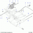 SPORTSMAN 570 EPS EU 3PC Drive train, main gearcase mounting - a20see57k1 (...