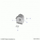 SCRAMBLER 850 48 Steering, controls, left hand controls - a20sva85a...